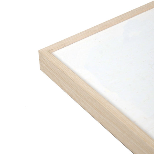 Caisse américaine bois clair pour tableau à l’huile