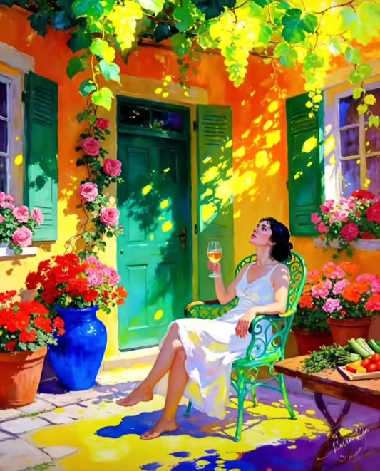 Portrait à l’huile personnalisé d’après image