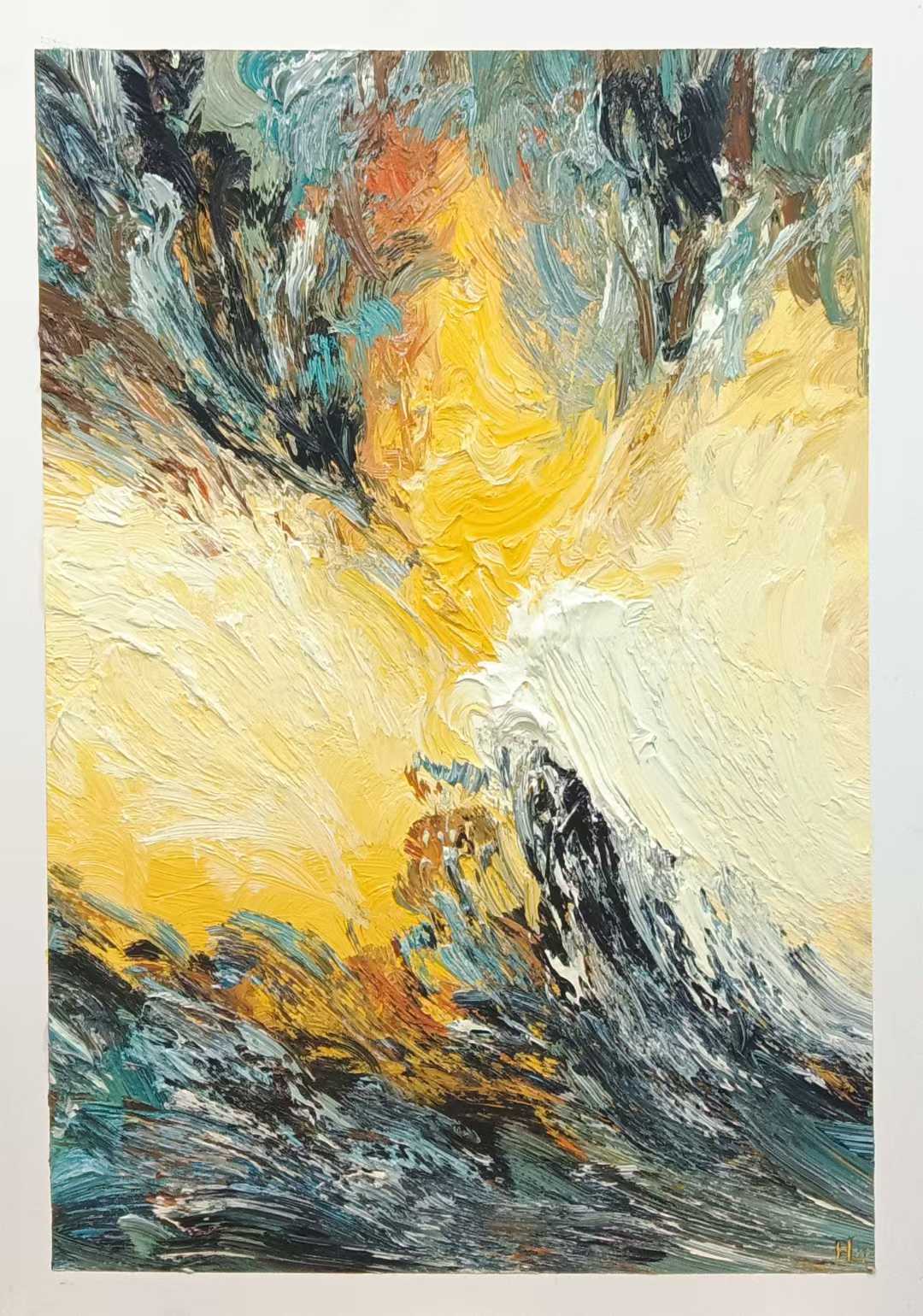 Tableau à l’huile personnalisé – Peint entièrement à la main