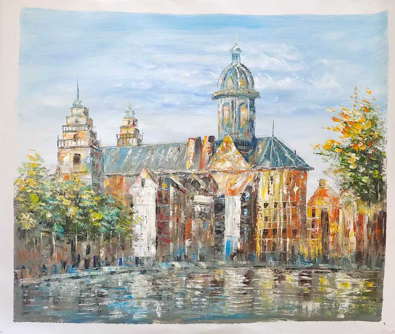 Tableau à l’huile personnalisé – Peint entièrement à la main
